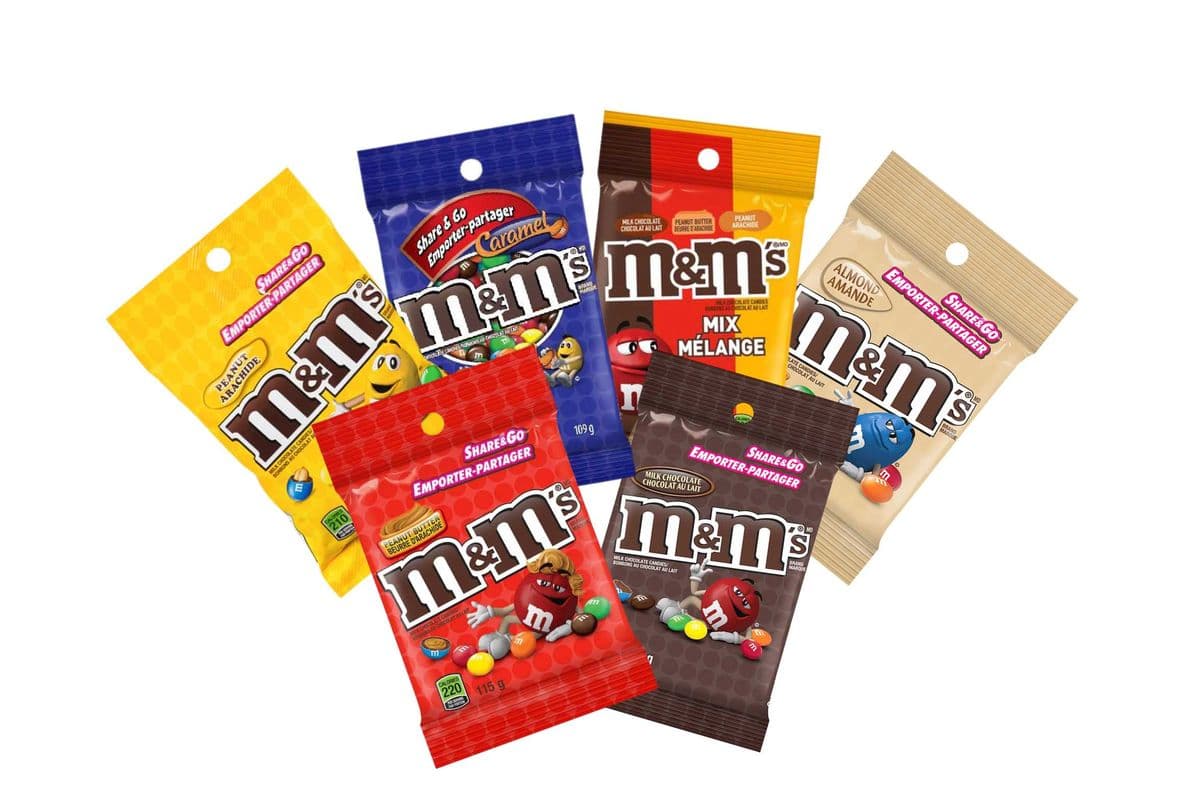 M&M's Share & Go/ Emporter - Partager (110g- 120g)