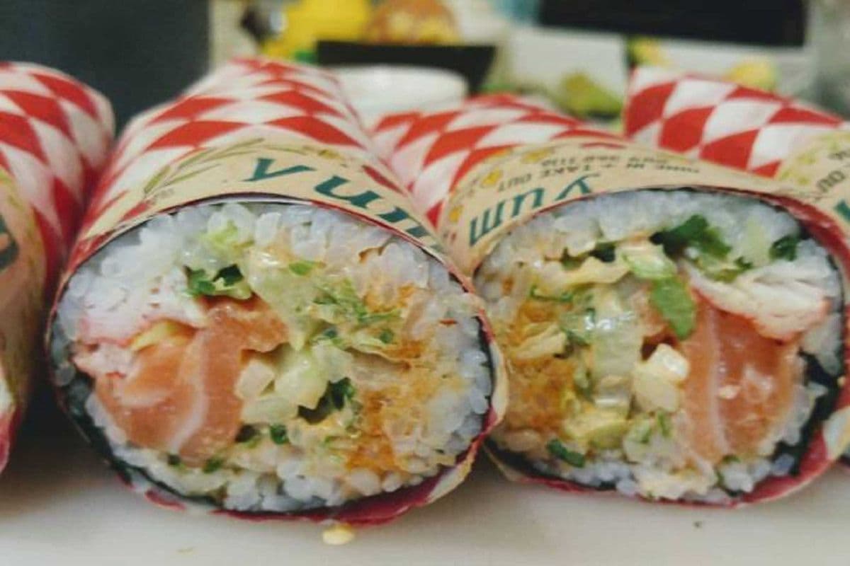 Salmon Burrito