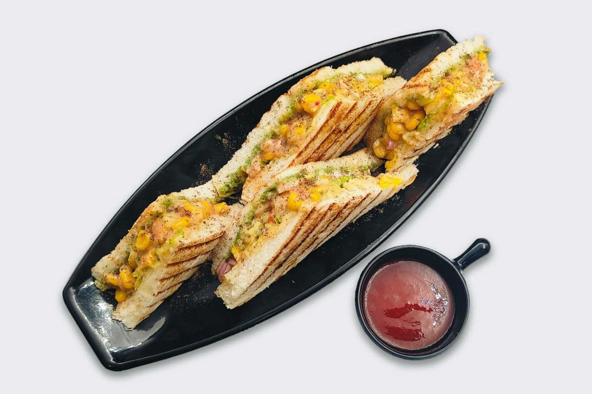 Corn Cheese Sandwich