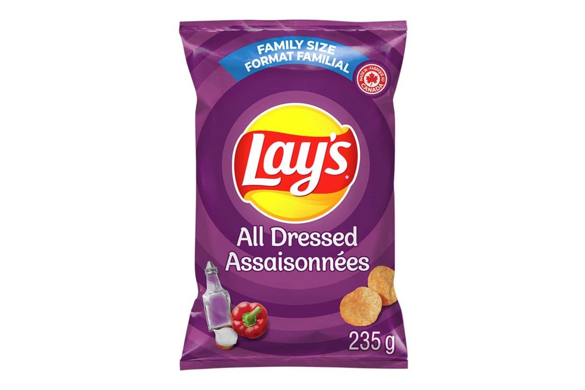 Lays All Dressed (220g) (270 Cal)