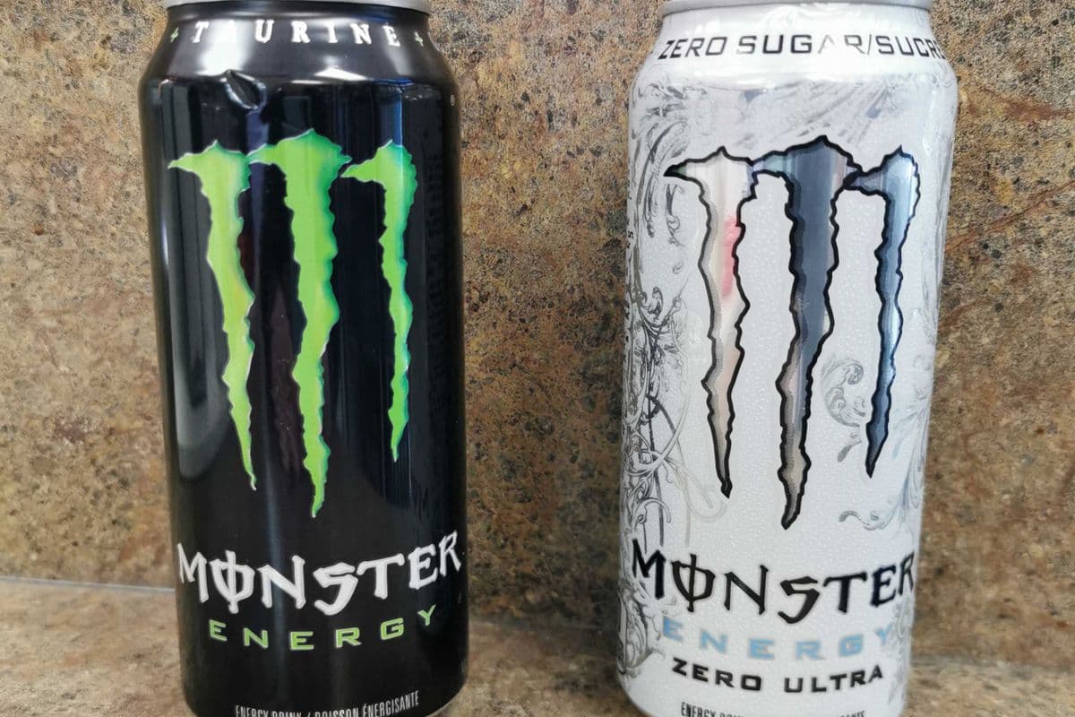 Two Monster Taurine and zero ultra (473ml)