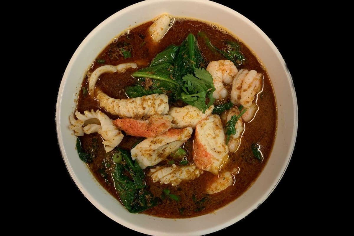 19. Sate Seafood Rice Noodle Soup