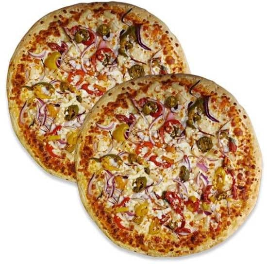 Two 16" Extra Large Mexican Pizzas / Deux pizzas extra grandes de 16" mexicaine