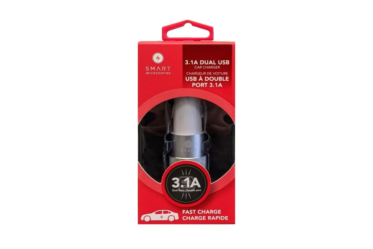 3.1A Dual USB Port Car Charger
