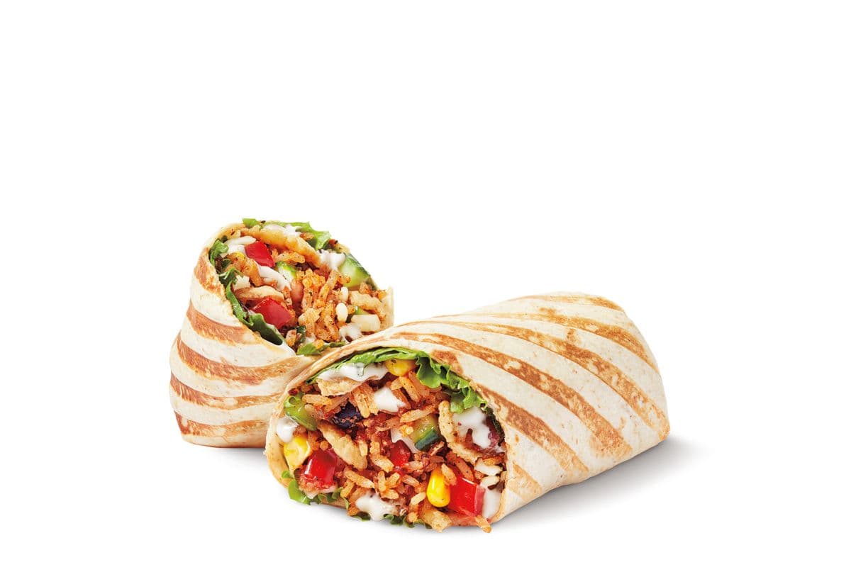 Veggie Cilantro Lime Loaded Wrap w/ Cheese