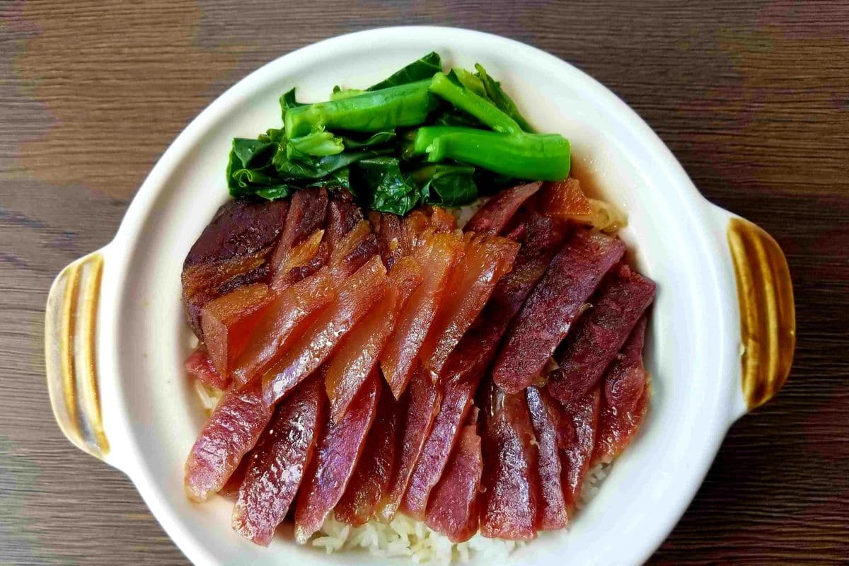 Curd Meat Steamed Rice