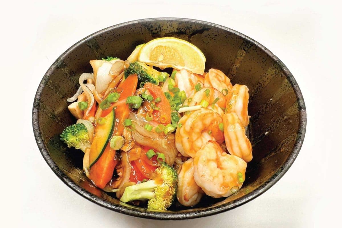 Teriyaki Shrimp Rice Bowl