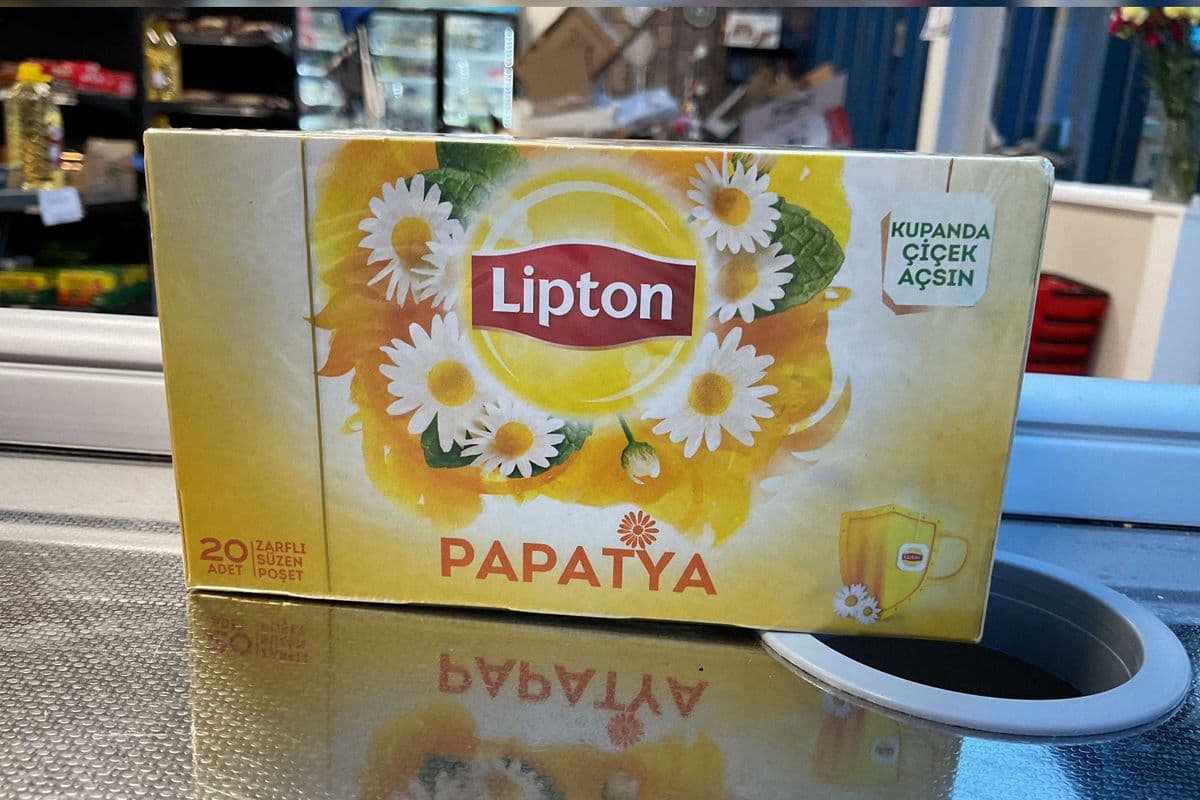 LIPTON PAPATYA CAYI CAMOMILE TEA IN 20TB