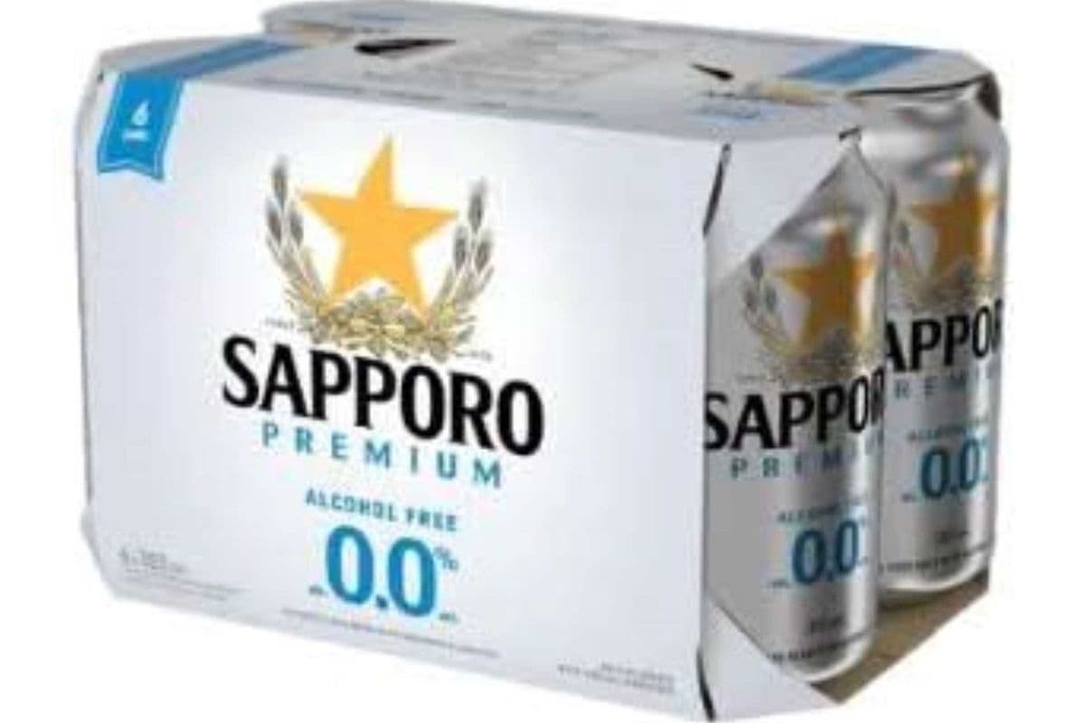 Sapporo Premium Non-Alcoholic Beer - 6x355ml