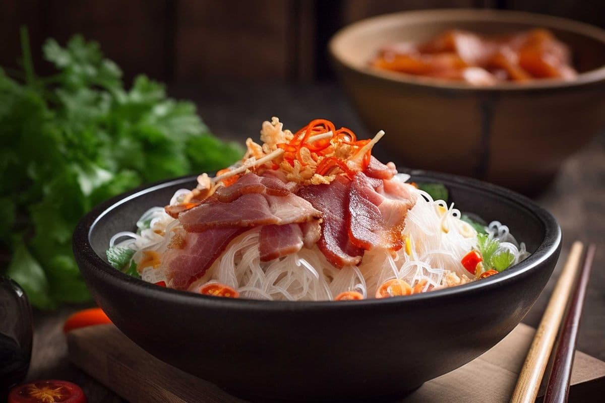 Vietnamese Bacon Vermicelli