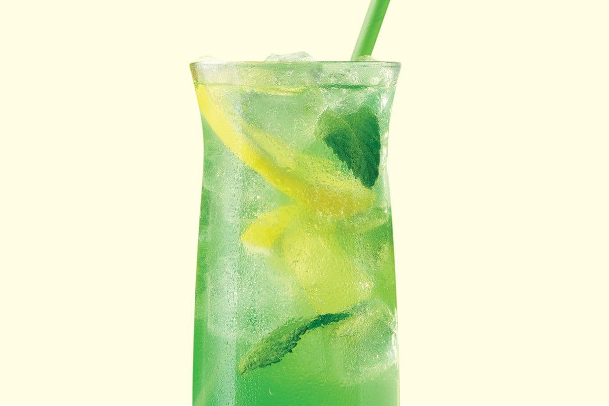 Boisson rafraîchissante à la pomme verte