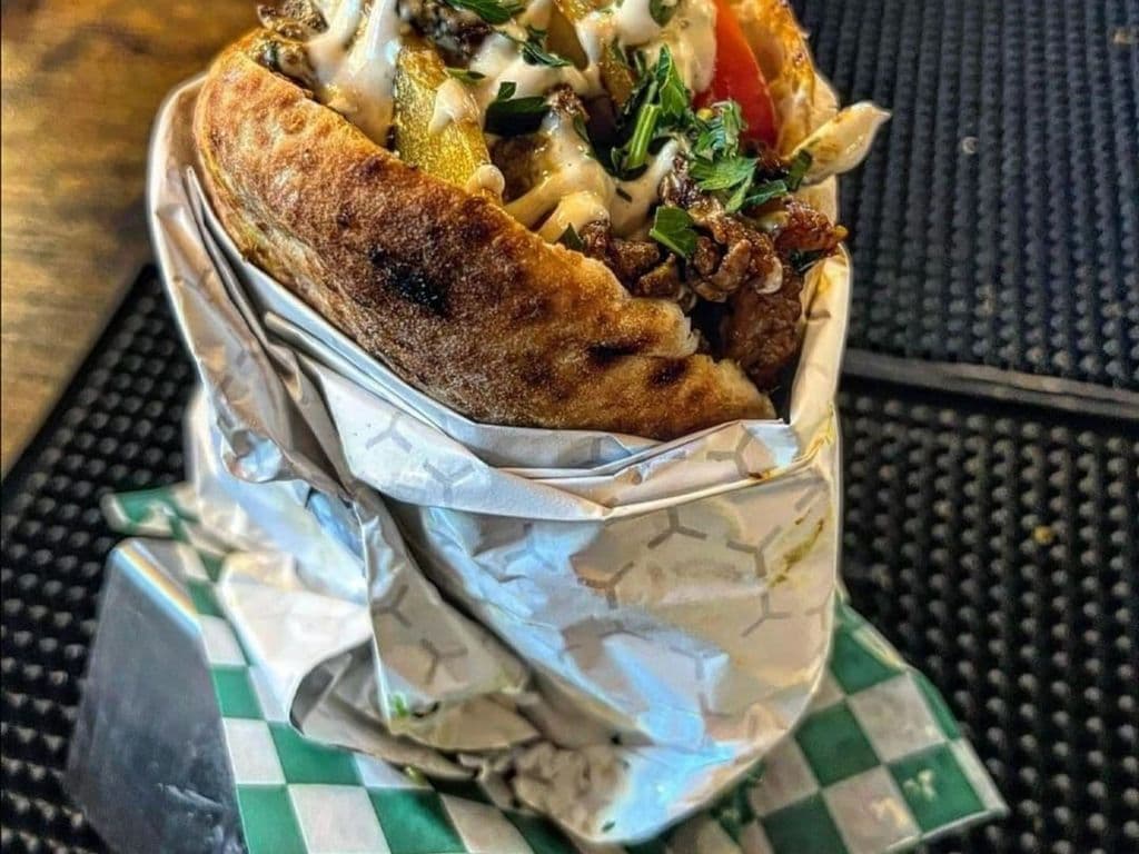 Wagyu Beef Shawarma Sandwich
