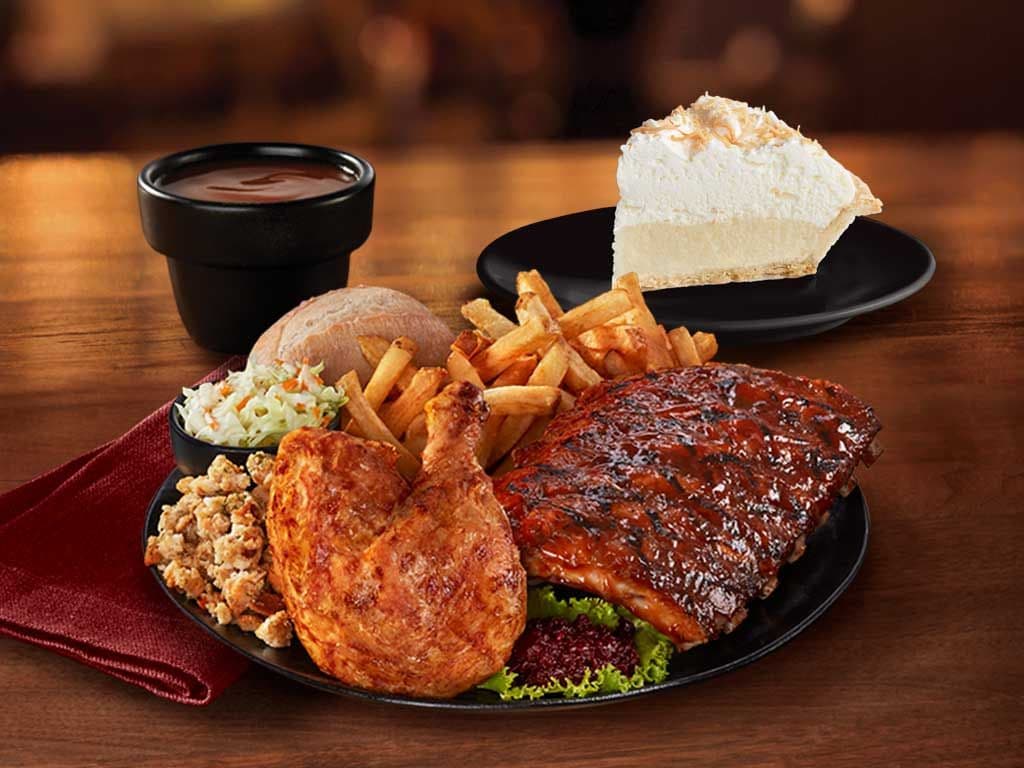 Thanksgiving Chicken & Half Rack Combo