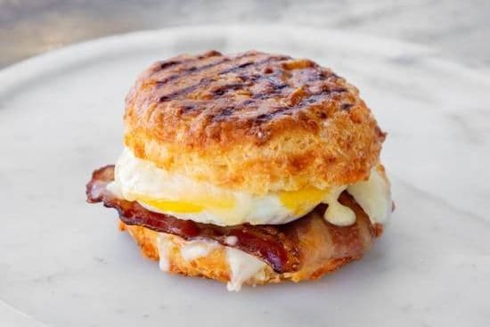 Cheddar Buttermilk Biscuit Breakfast Sandwich