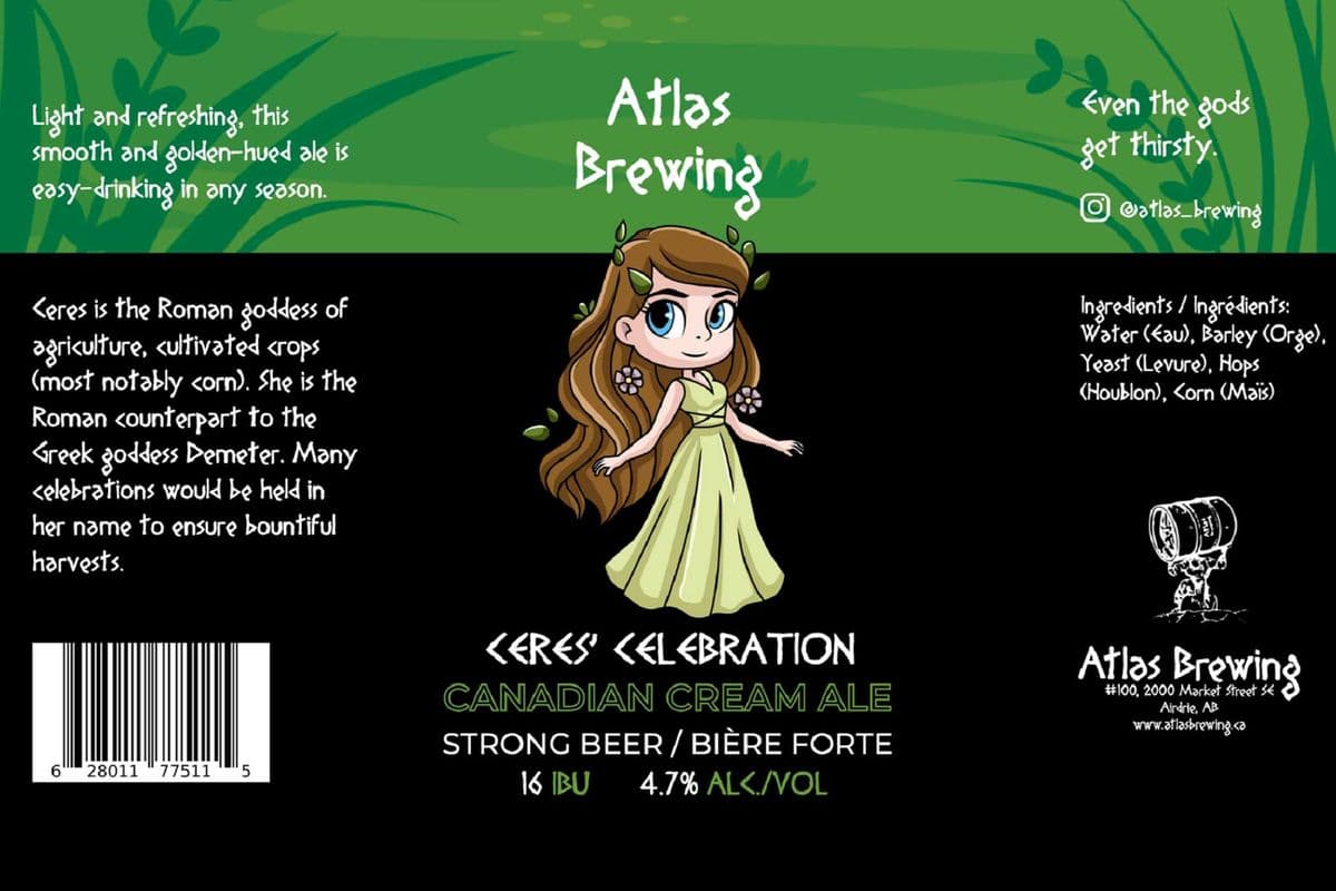 Ceres' Celebration Cream Ale 4-pack (4 x 473 ml)