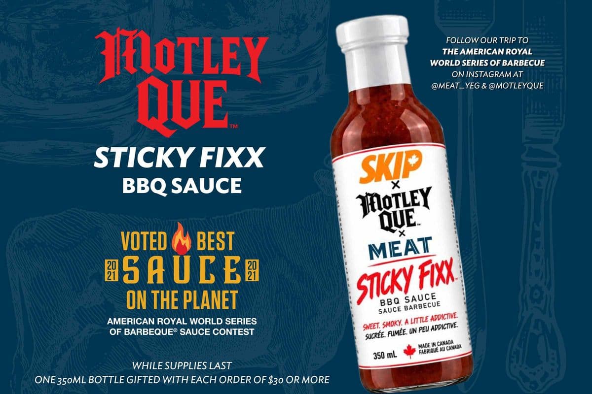 Motley Que Sticky Fixx BBQ Sauce (350ml)