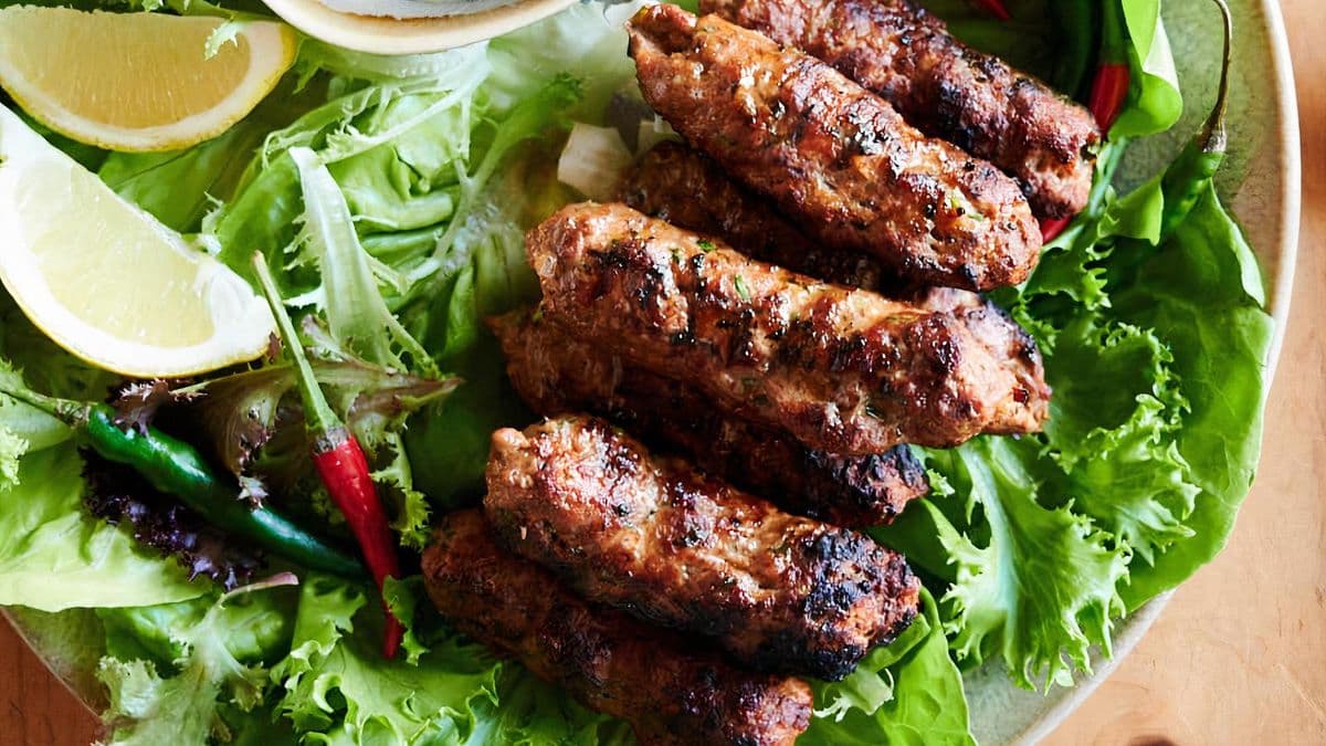 Combo -Seekh Kebab/Rice/Naan