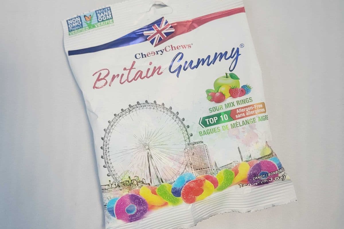 Sour Mix Rings British Gummy Candy (150 g)