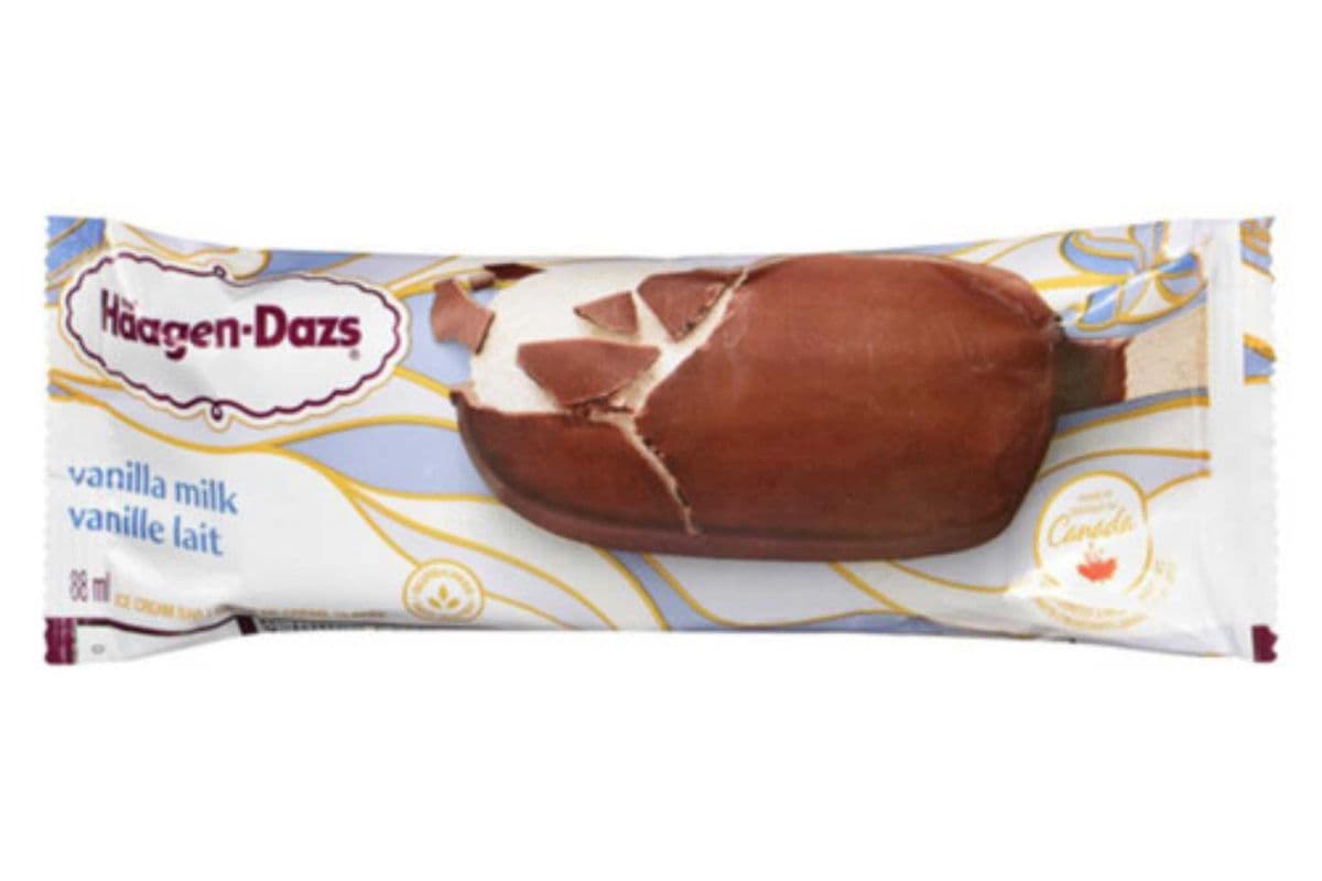 Haagen-Dazs Vanilla & Milk Chocolate Bar (88 ml)