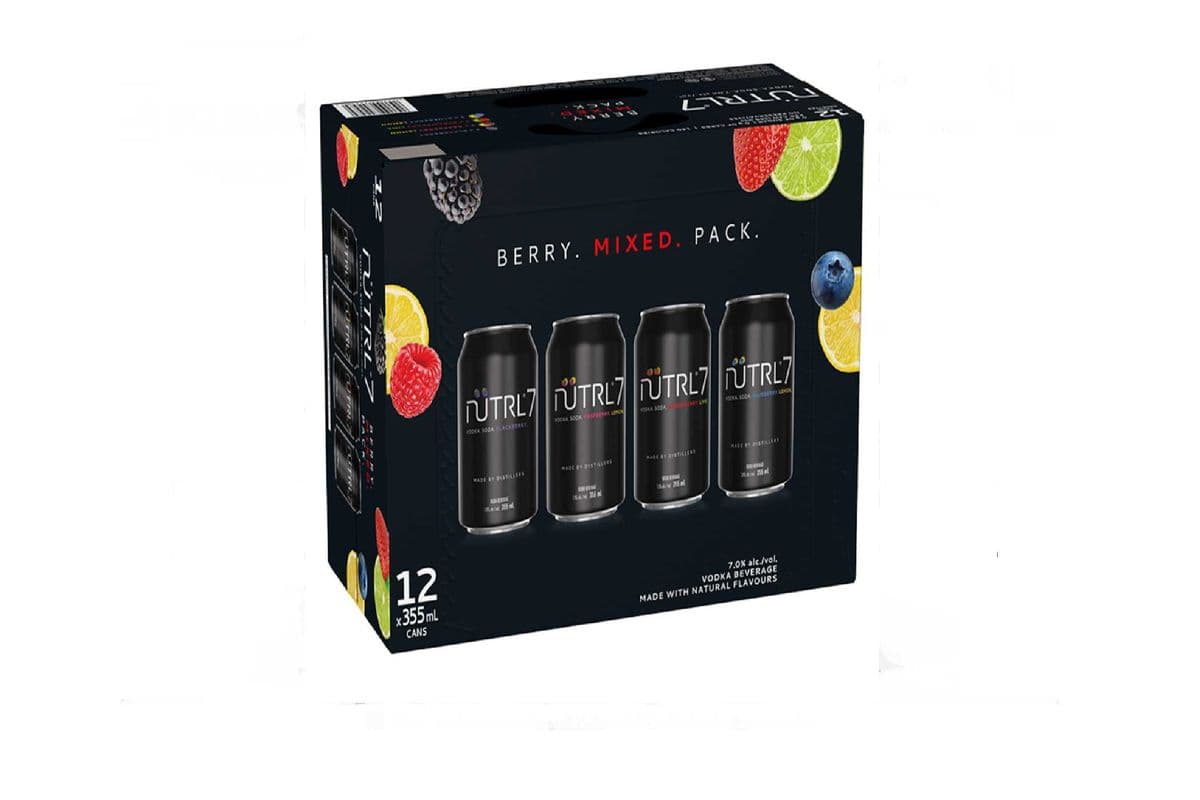 Nutrl 7 VS Berry Mixed Pack (12 x 355ml cans)