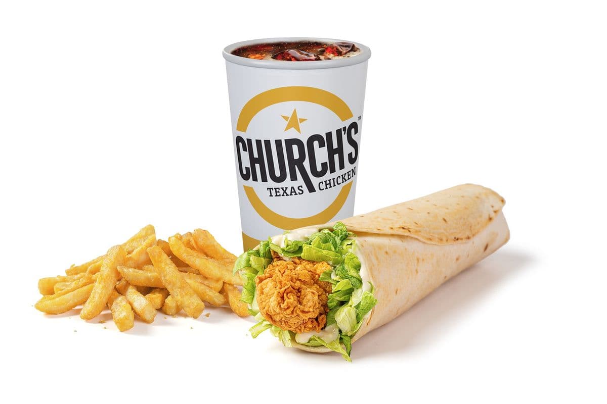1-Piece Tender Wrap, 1 Regular Side & 1 Regular Drink