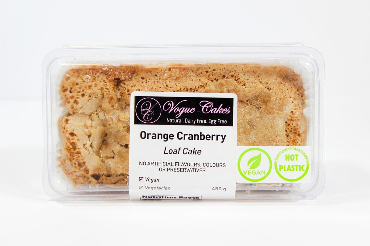 Orange Cranberry Loaf Cake