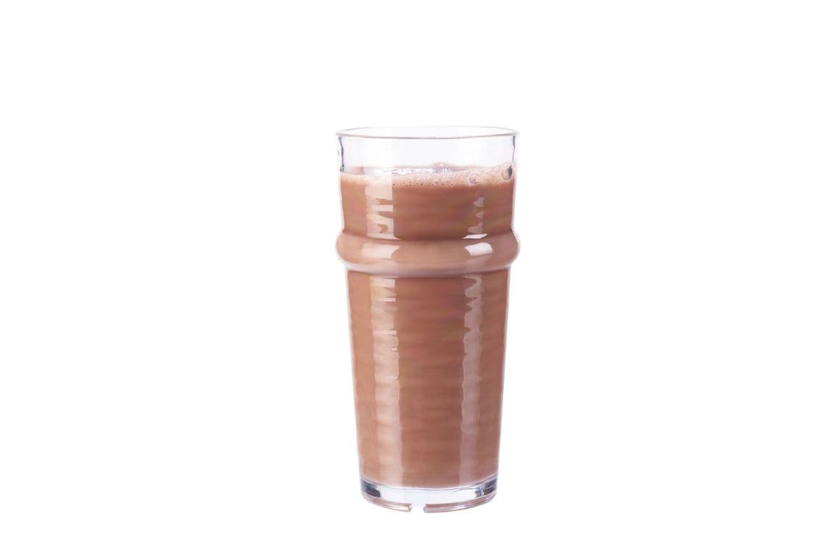 Chocolate milk (230 Cals.)