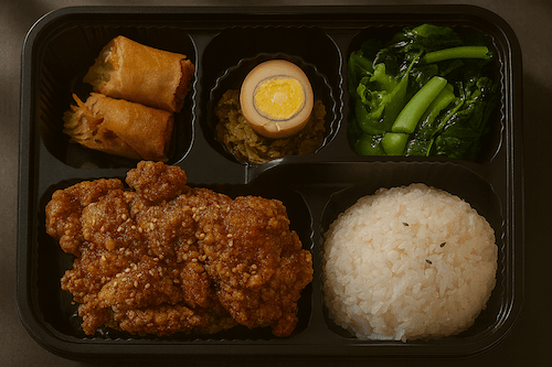 Honey Garlic Chicken Bento / 蒜子蜜汁雞便當