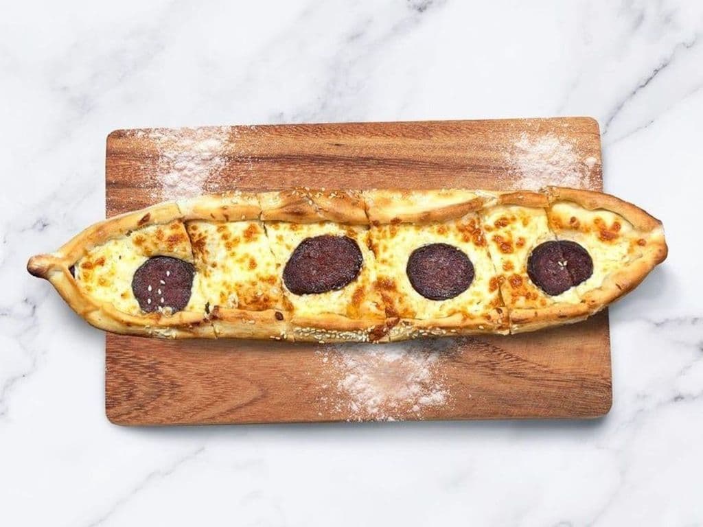 Kids Mini Sucuk Pide (Sausage Pide)