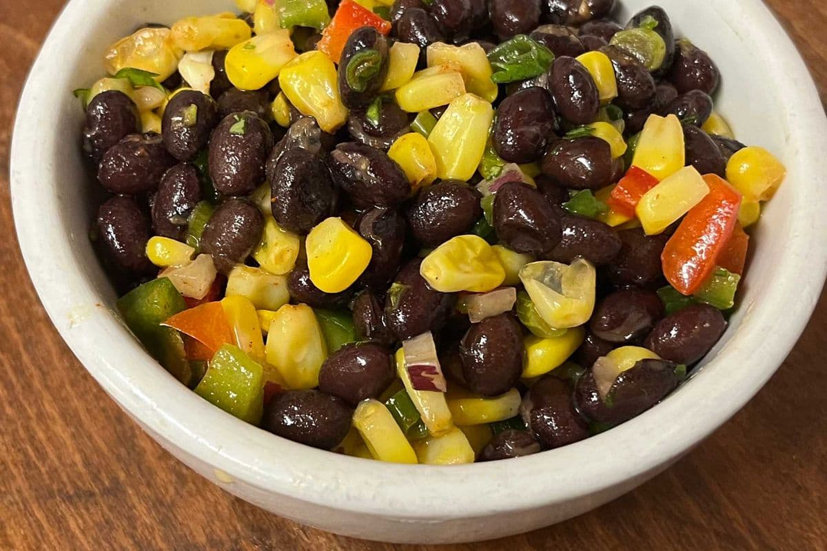 Side Black Bean and Corn Salad