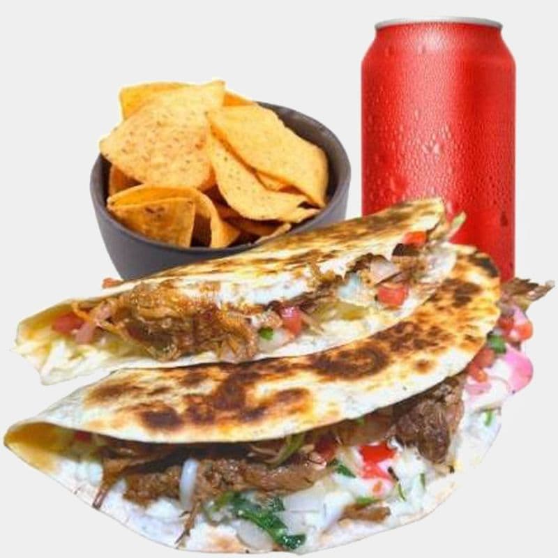 Trio avec 2 quesadilla reguliers / Trio with 2 Regular Quesadilla
