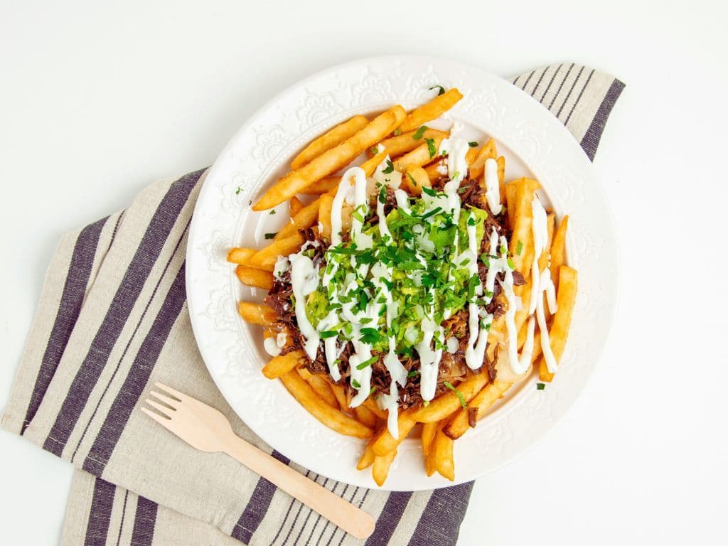 Carnitas Fries (Braised Pork)