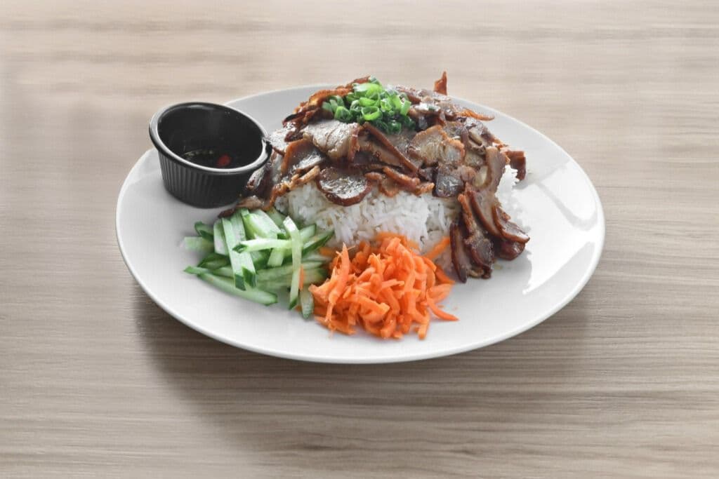 46A. Charsiu Pork On Rice