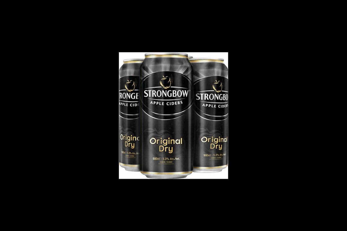 Strongbow Original Apple Cider (4 Cans) (4 x 500ml) (4 x 4*473ml)