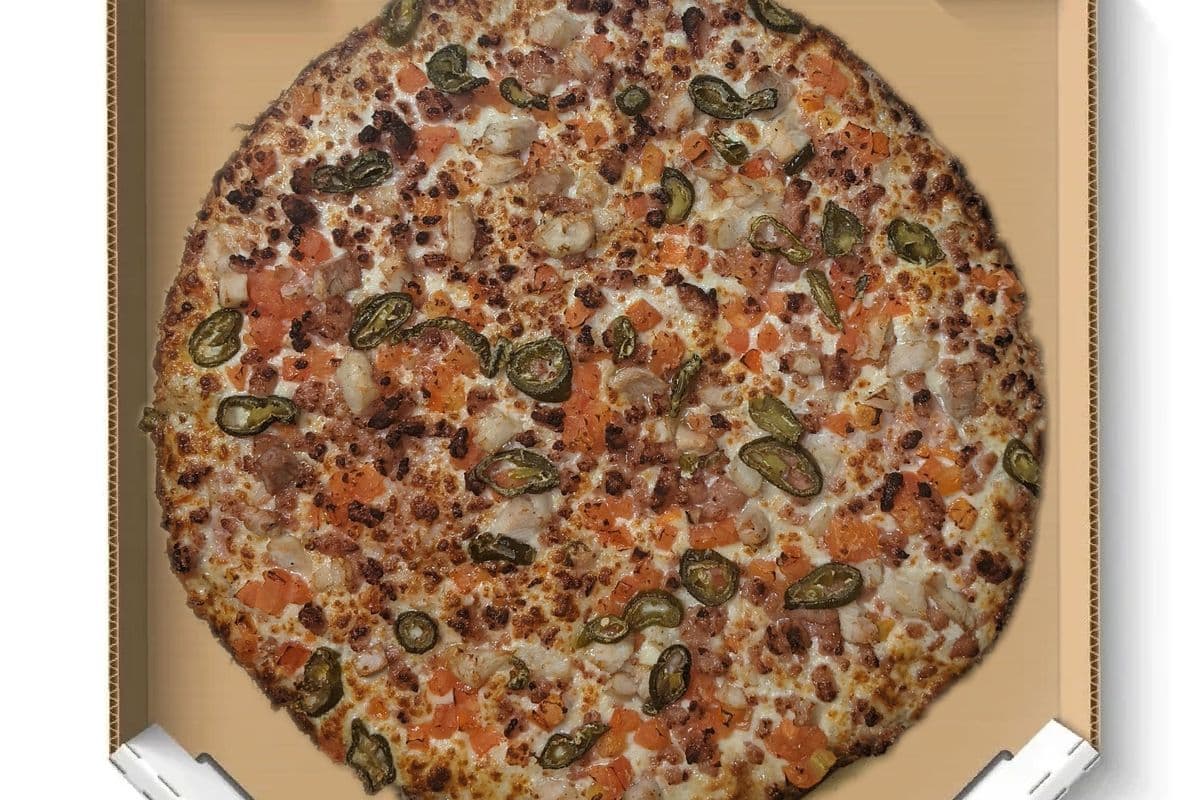 Large Chicken Club Pizza
