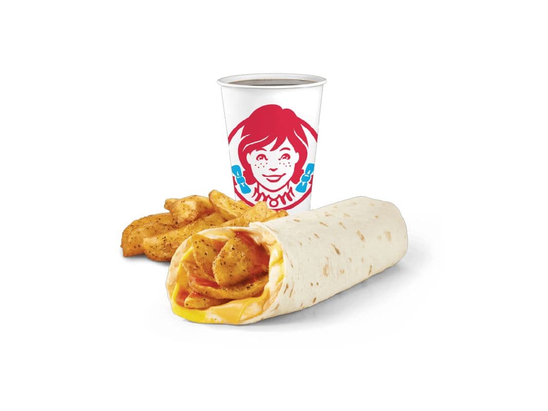 10" Egg & Cheese Wrap Combo - Large