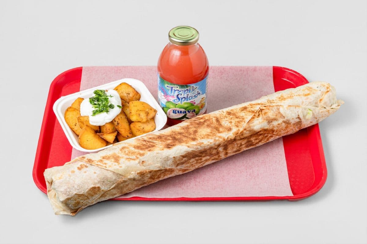 Jumbo Chicken Shawarma (Wrap Combo)
