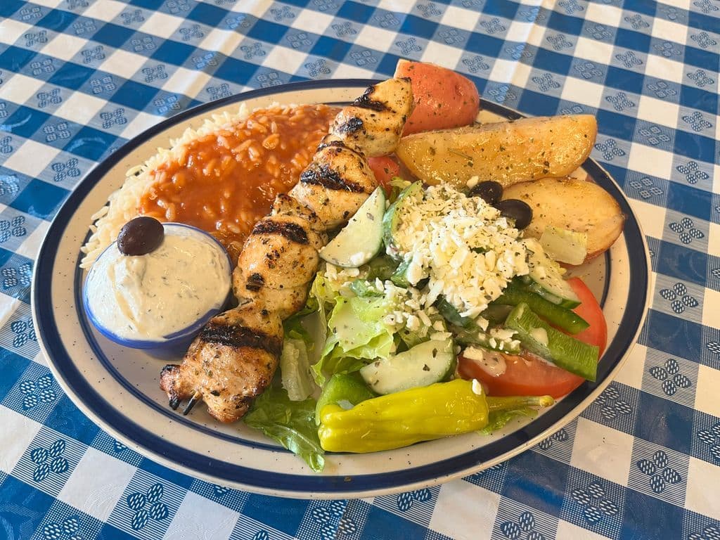 Chicken Souvlaki Mykonos