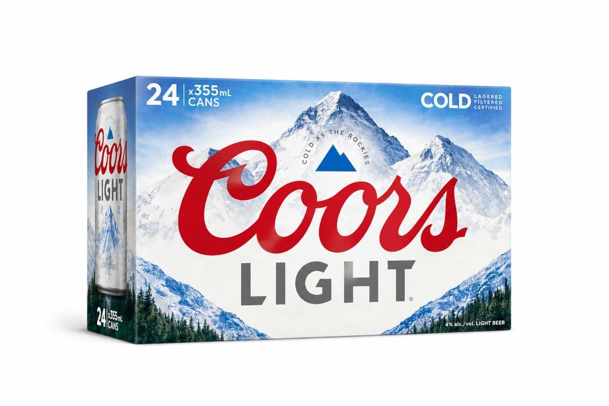 Coors Light (24 x 355ml cans)