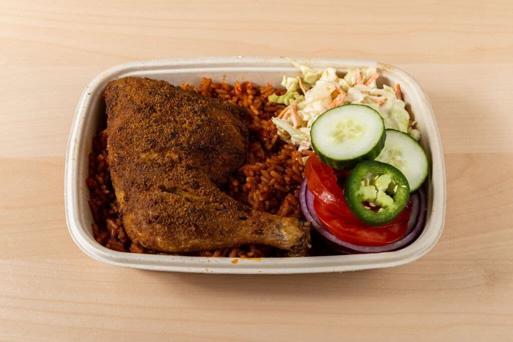 Chicken Suya and Side