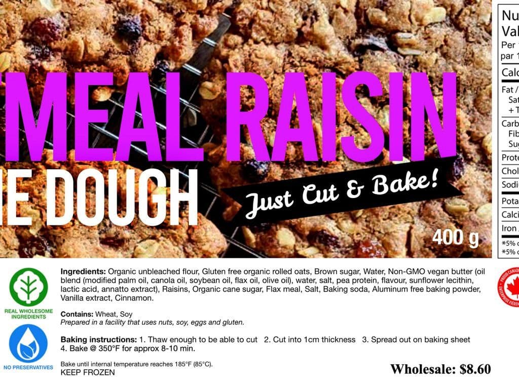 Oatmeal Raisin Cookie Dough (V)