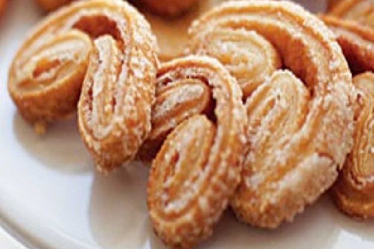 Palm Leaves Butter Flake Cookies