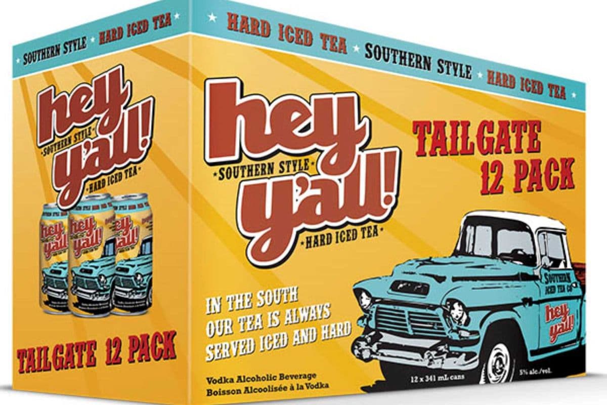 Hey Y'all - Hard Iced Tea (12 x 341ml Can)