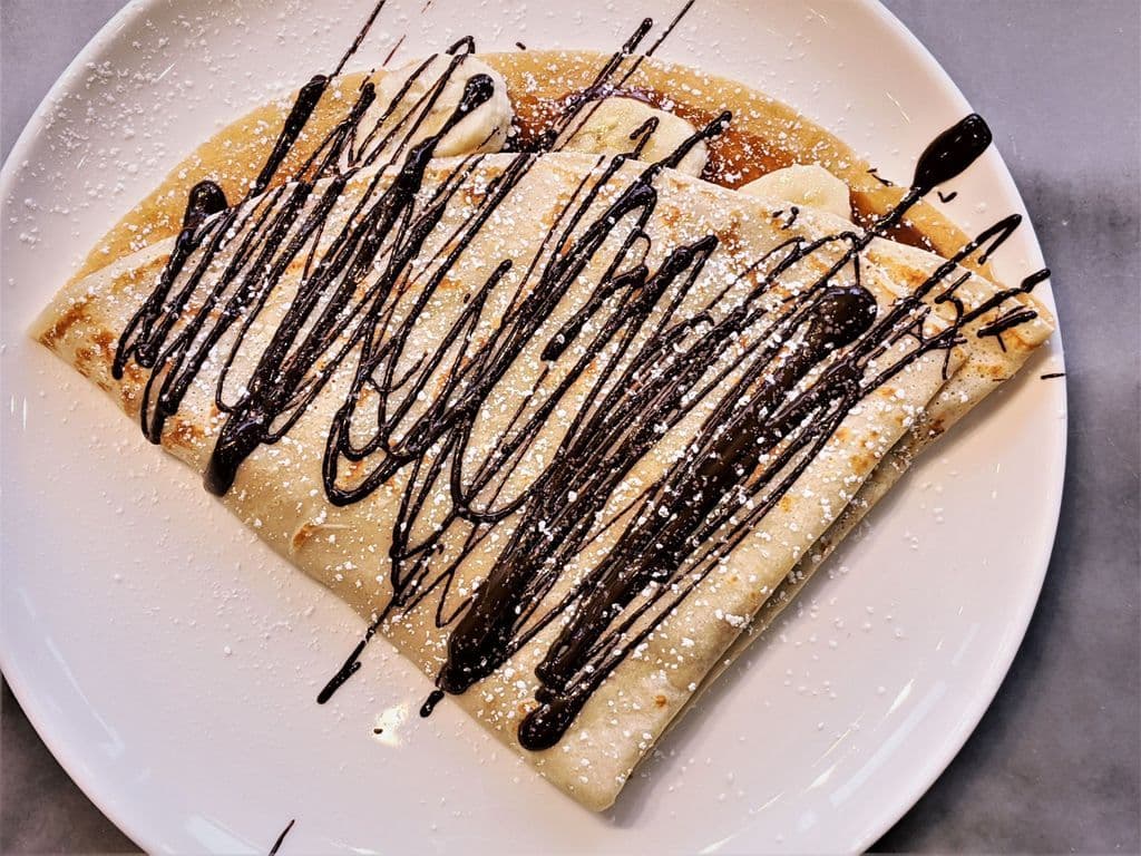 Chocolate Fruit Crepe
