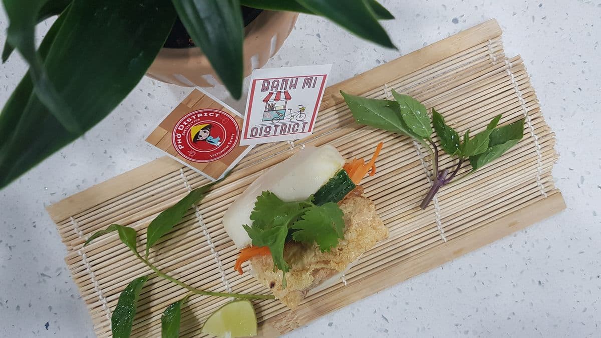 1339. Tofu Shrimp Bao Burgers (2 pcs)