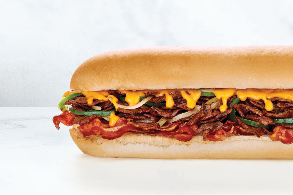 Large Queso & Bacon Cheesesteak Combo