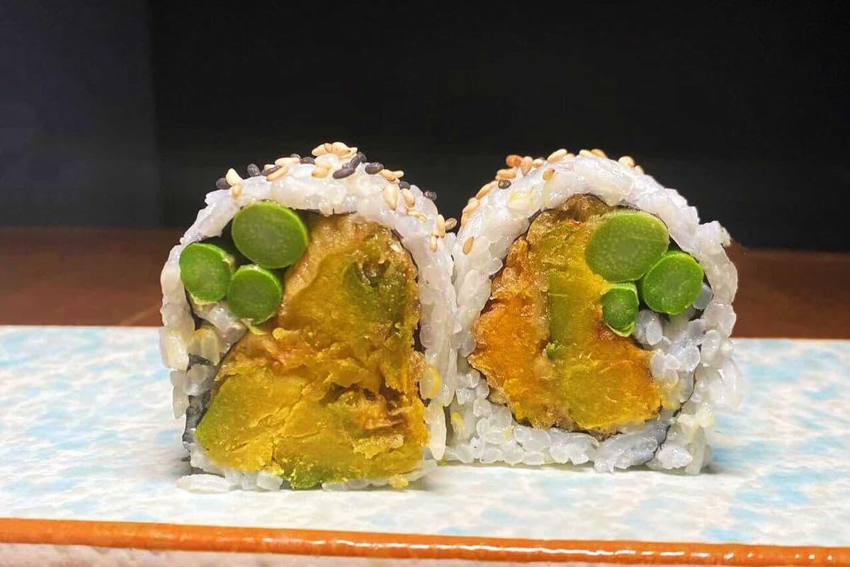 Pumpkin Asparagus Roll (6 pcs)