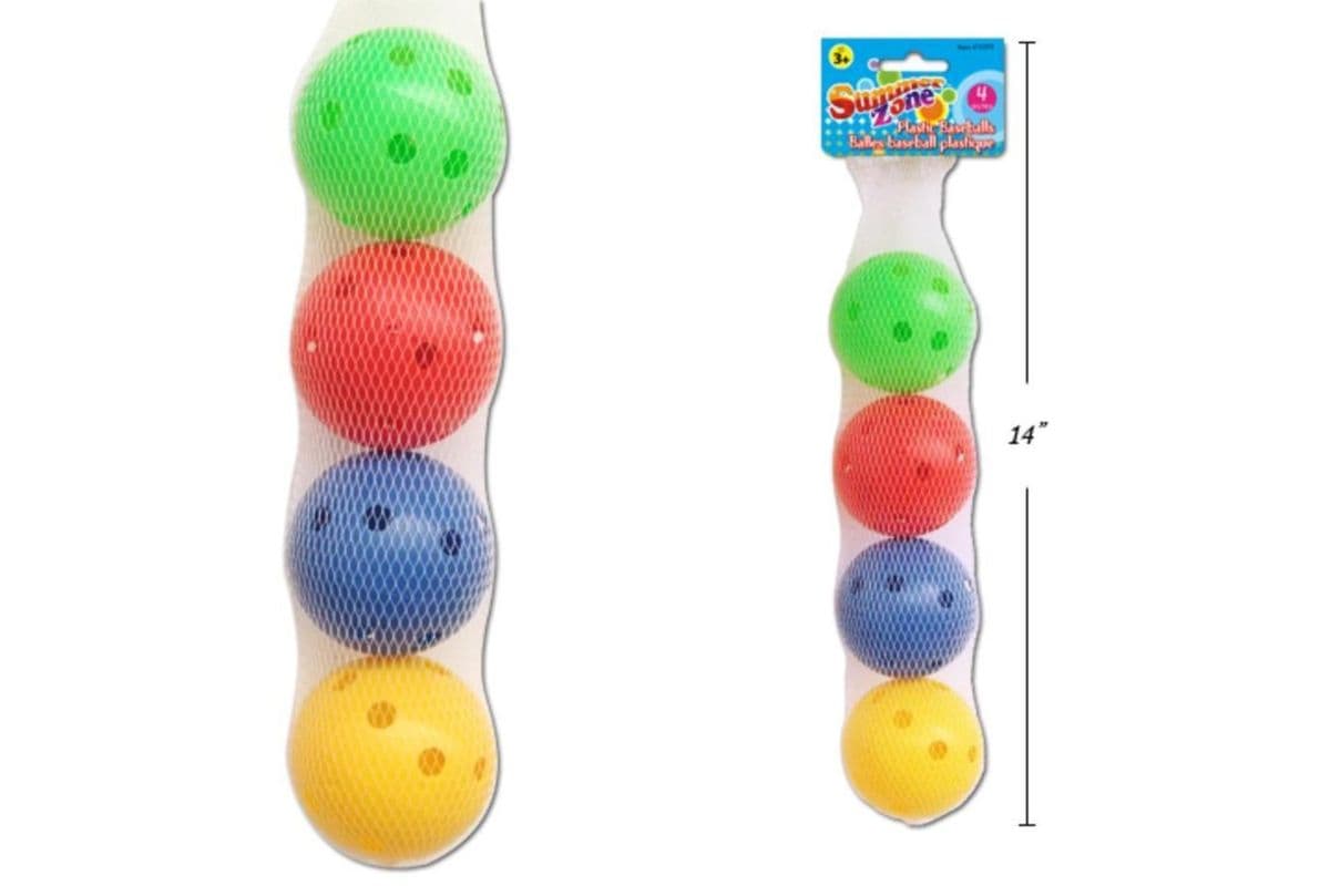 Baseball Plastic (4 Pack)