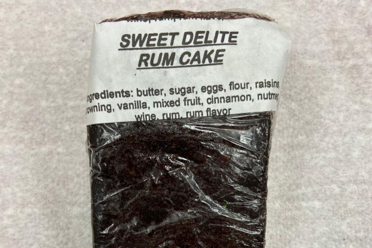 Sweet Delite Rum Cake with Icing