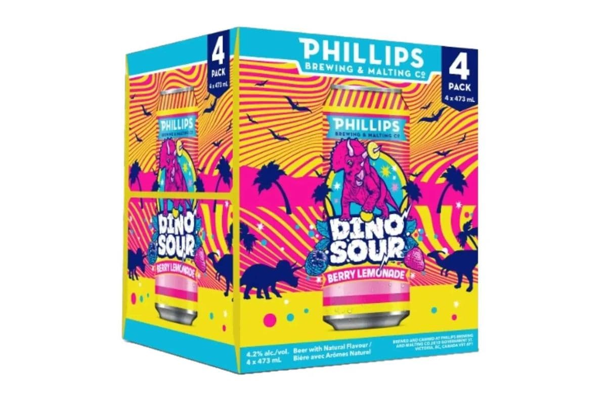 Phillips Dinosaur Berry Lemonade (4 x 473 ml)